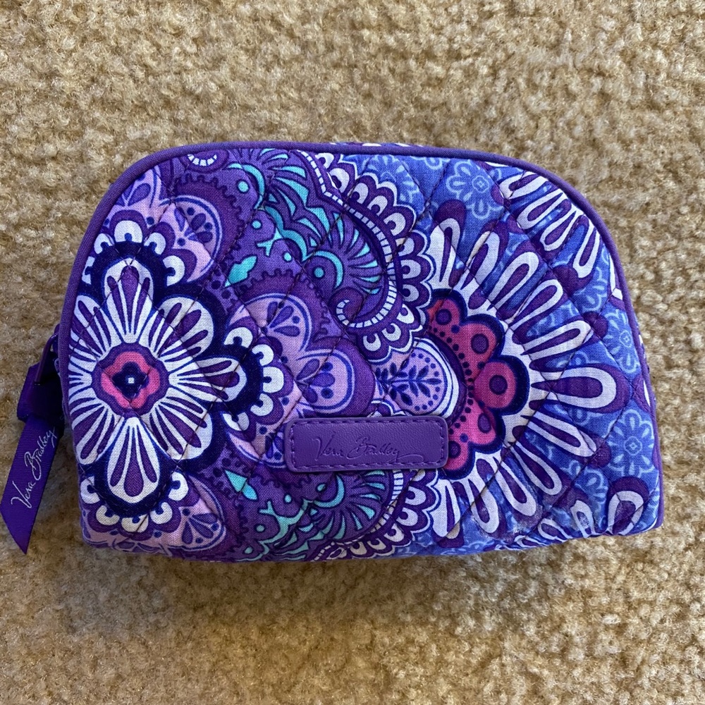 Lilac Tapestry Vera Bradley Cosmetic Bag